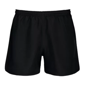 Rugbyshort uniseks Black