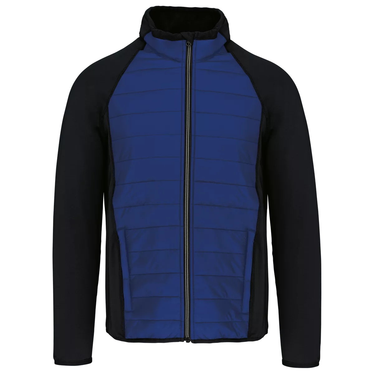 Sportjack bi-materiaal Dark Royal Blue / Black