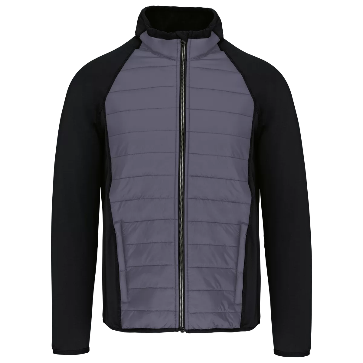 Sportjack bi-materiaal sporty grey / Black