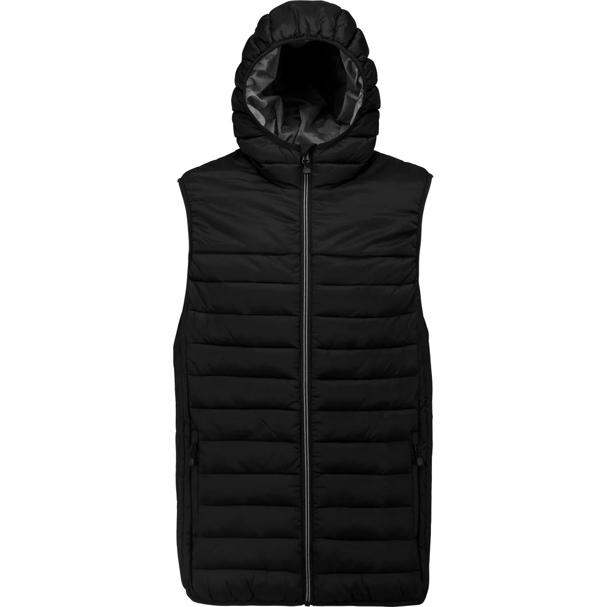 Bodywarmer met capuchon kids Black
