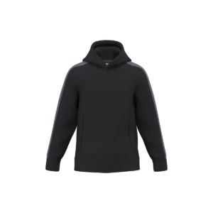 Teamwear hoodie voor kinderen Black / sporty grey