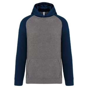 Grey Heather / Sporty Navy