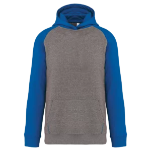 Grey heather/Sporty royal blue