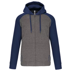 Grey Heather / Sporty Navy