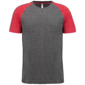 Grey Heather / Sporty Red Heather
