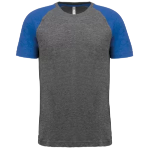 Grey Heather / Sporty Royal Blue Heather