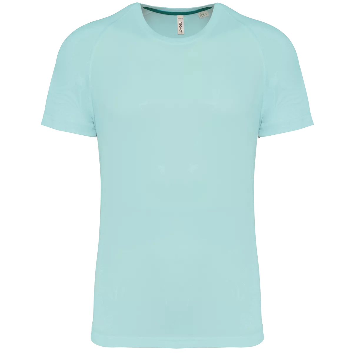 Gerecycled herensport-T-shirt met ronde hals Ice Mint