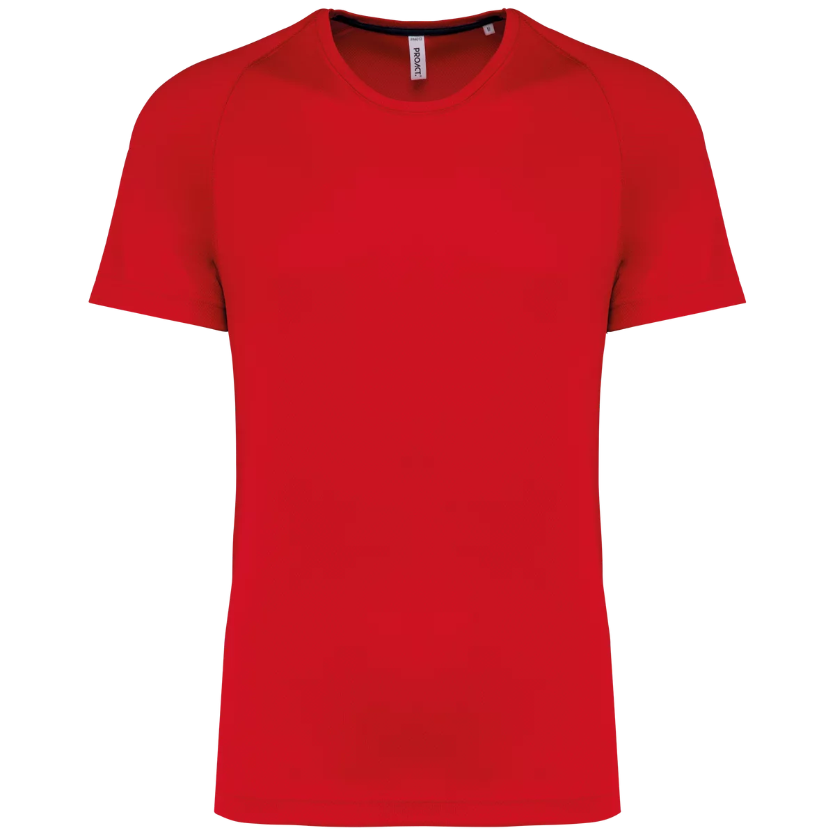 Gerecycled herensport-T-shirt met ronde hals Red