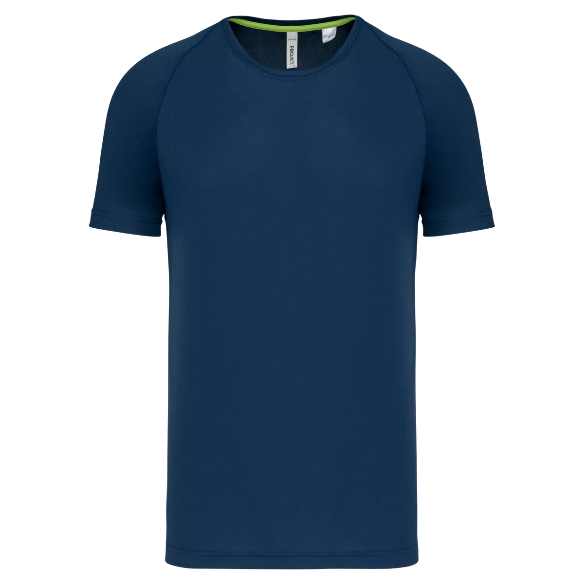 Gerecycled herensport-T-shirt met ronde hals Sporty Navy