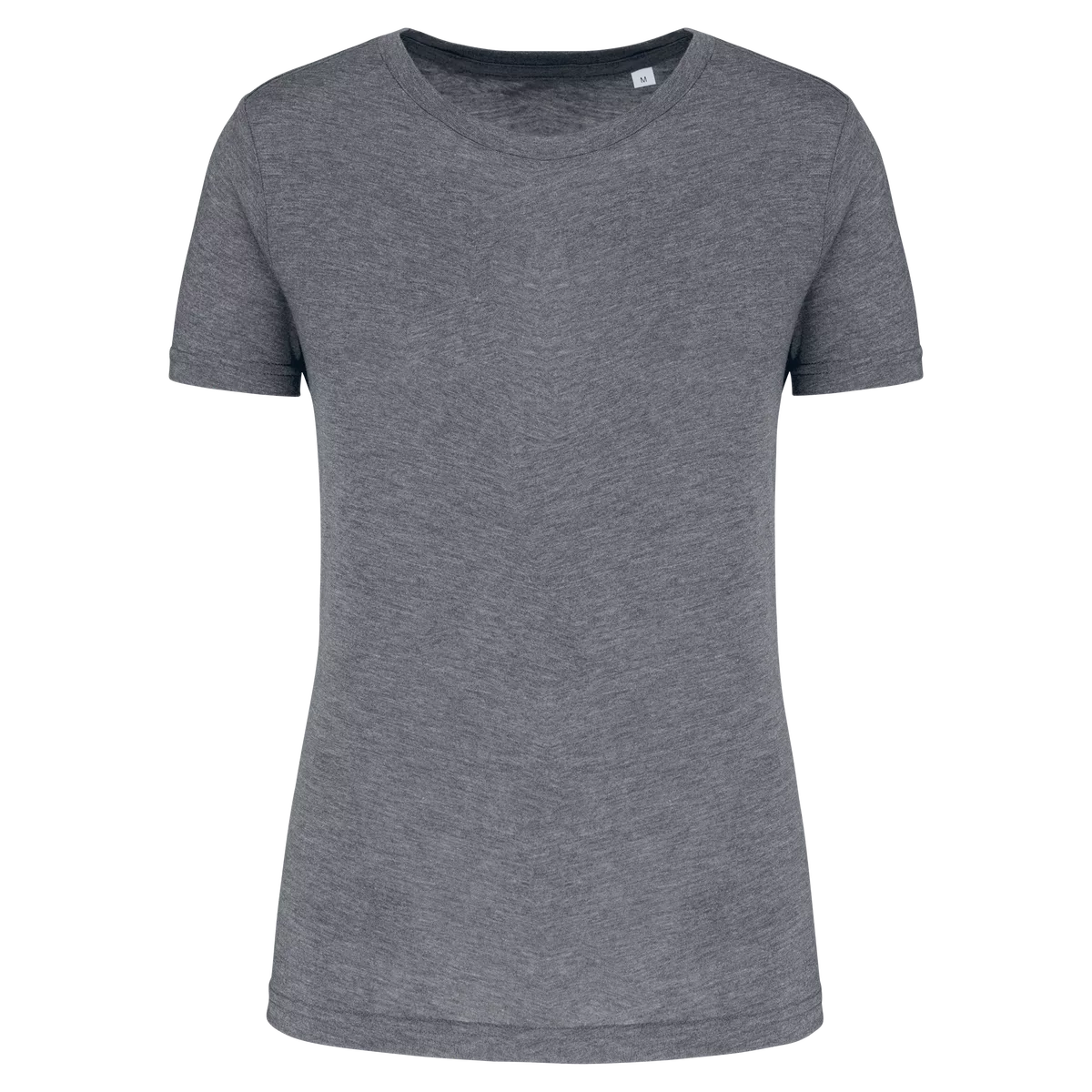 Damessport-T-shirt triblend met ronde hals Grey Heather