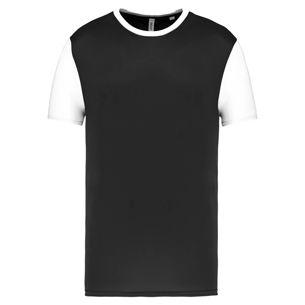 Unisex multisport T-shirt met korte mouwen in twee kleuren Black / White