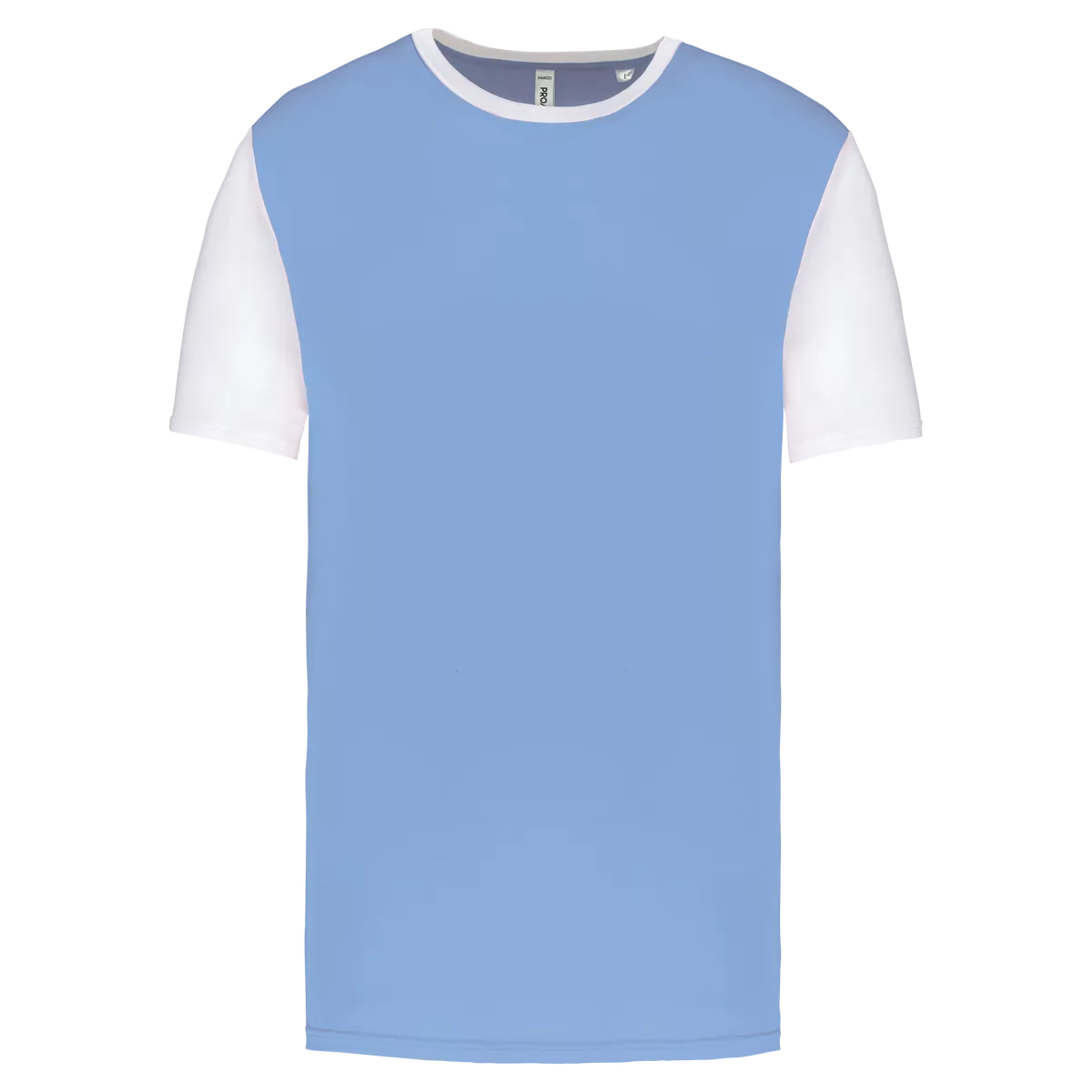 Unisex multisport T-shirt met korte mouwen in twee kleuren Sky Blue / White