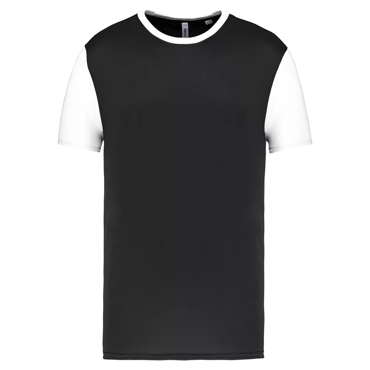 Multisport T-shirt met korte mouwen in twee kleuren voor kinderen Black / White