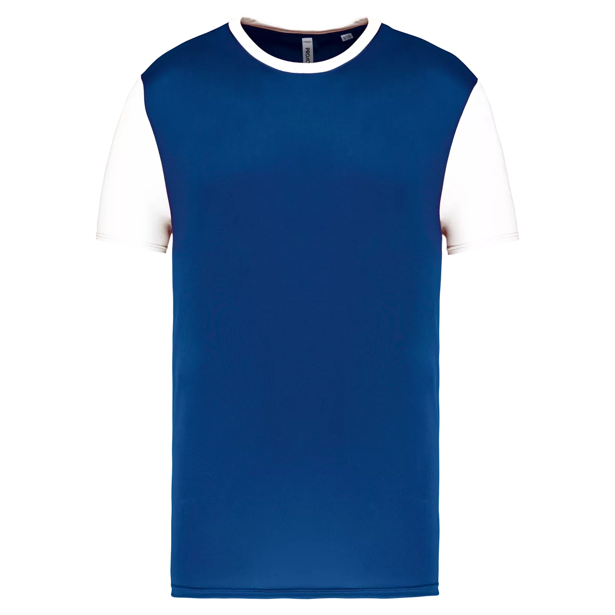 Multisport T-shirt met korte mouwen in twee kleuren voor kinderen Dark Royal Blue / White