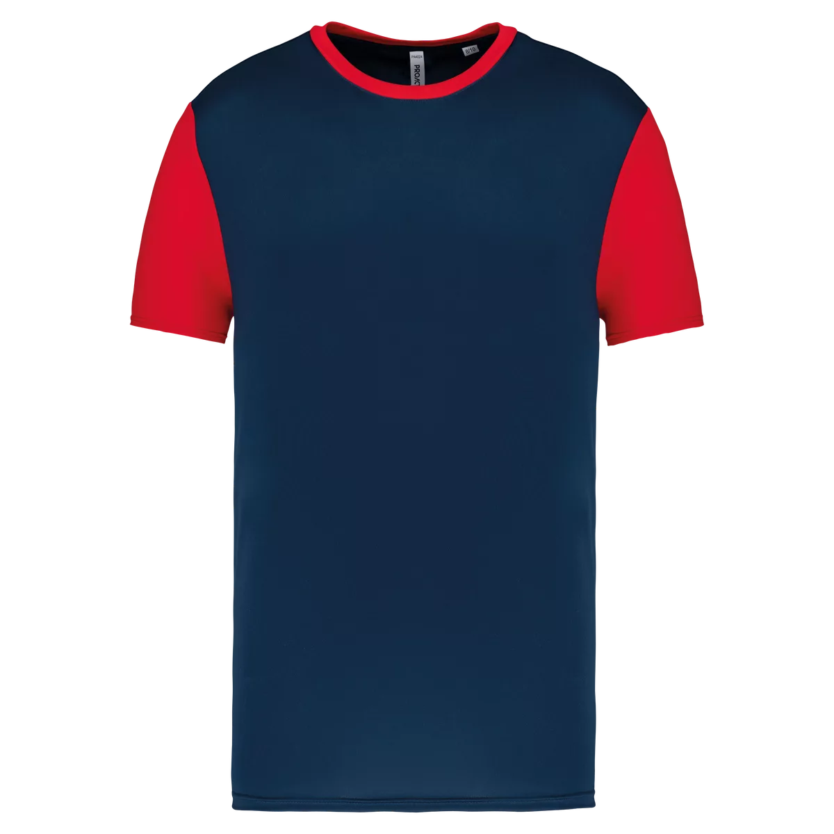 Multisport T-shirt met korte mouwen in twee kleuren voor kinderen Sporty Navy / Sporty Red
