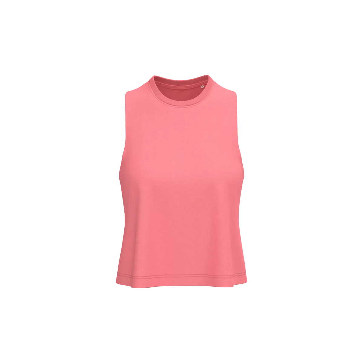 Dames triblend croptop Coral