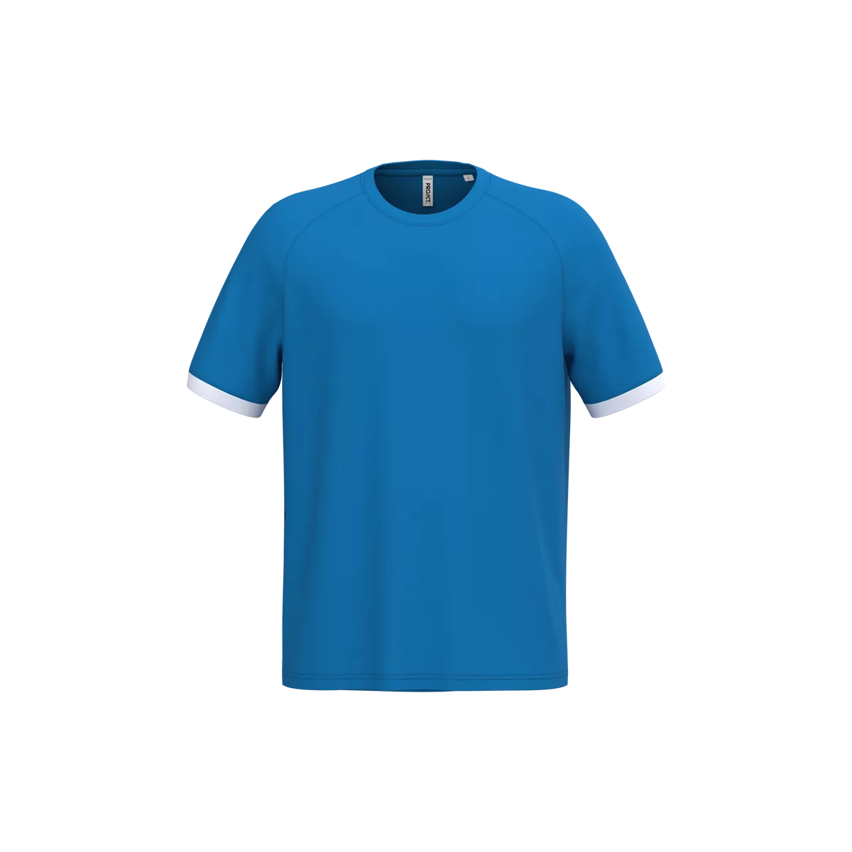 Sport-t-shirt van polyester Sporty Royal Blue / White