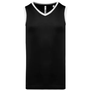 Basketbalshirt voor heren Black / White