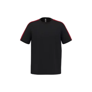 Black / Sporty Red