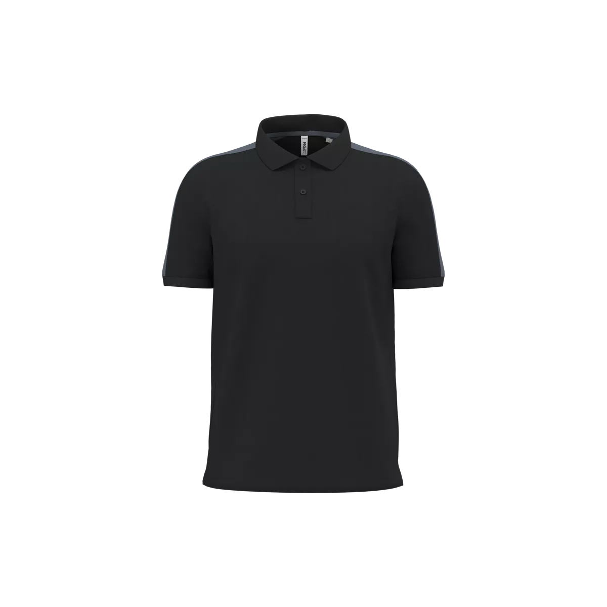 Uniseks teamwear poloshirt Black / sporty grey