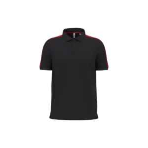 Black / Sporty Red