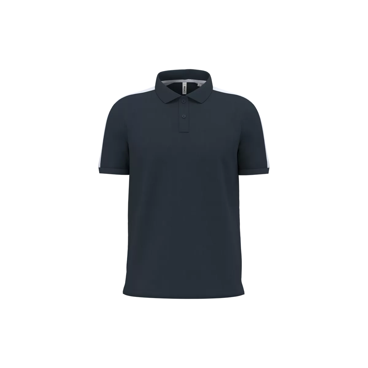 Uniseks teamwear poloshirt Navy / White