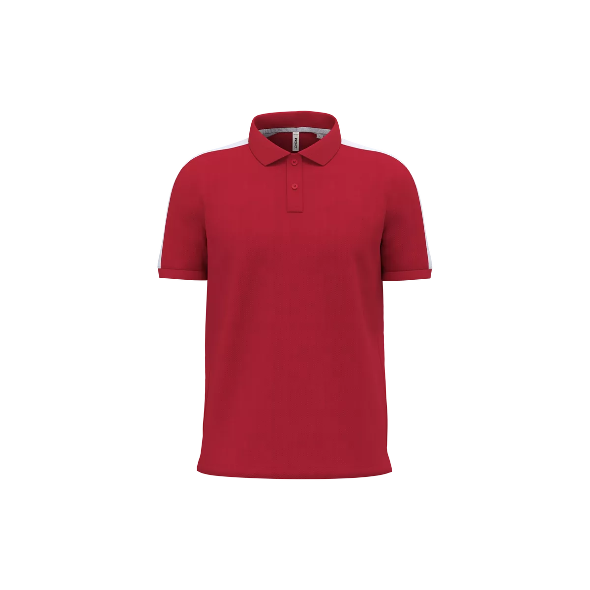 Uniseks teamwear poloshirt Sporty Red / White