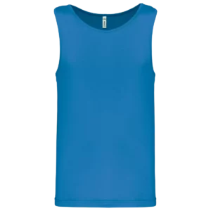 Herensporttop Aqua Blue