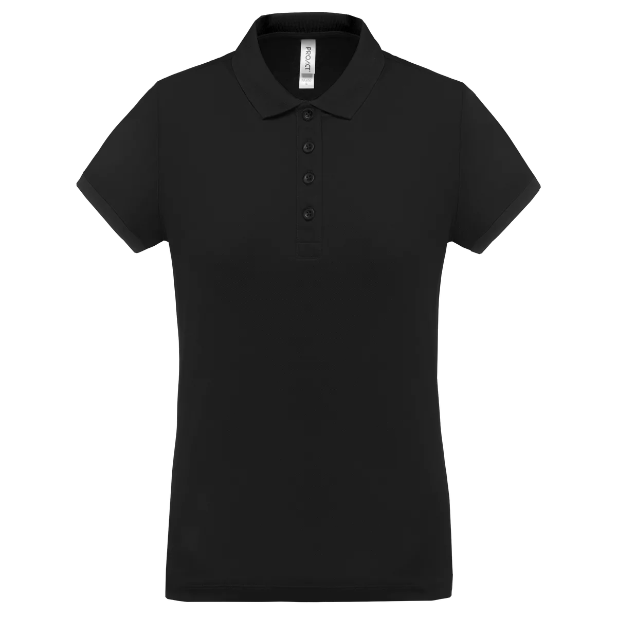 Dames-sportpolo Black