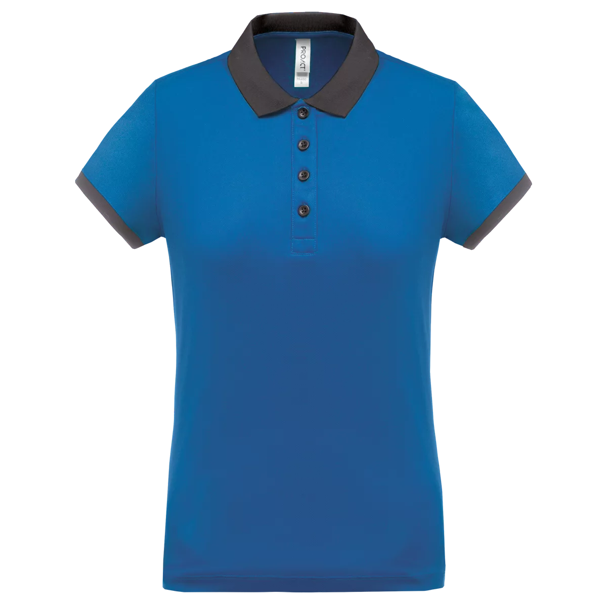 Dames-sportpolo Sporty Royal Blue / sporty grey