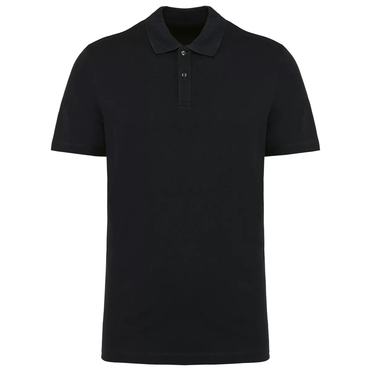 Supima® herenpolo korte mouwen Black
