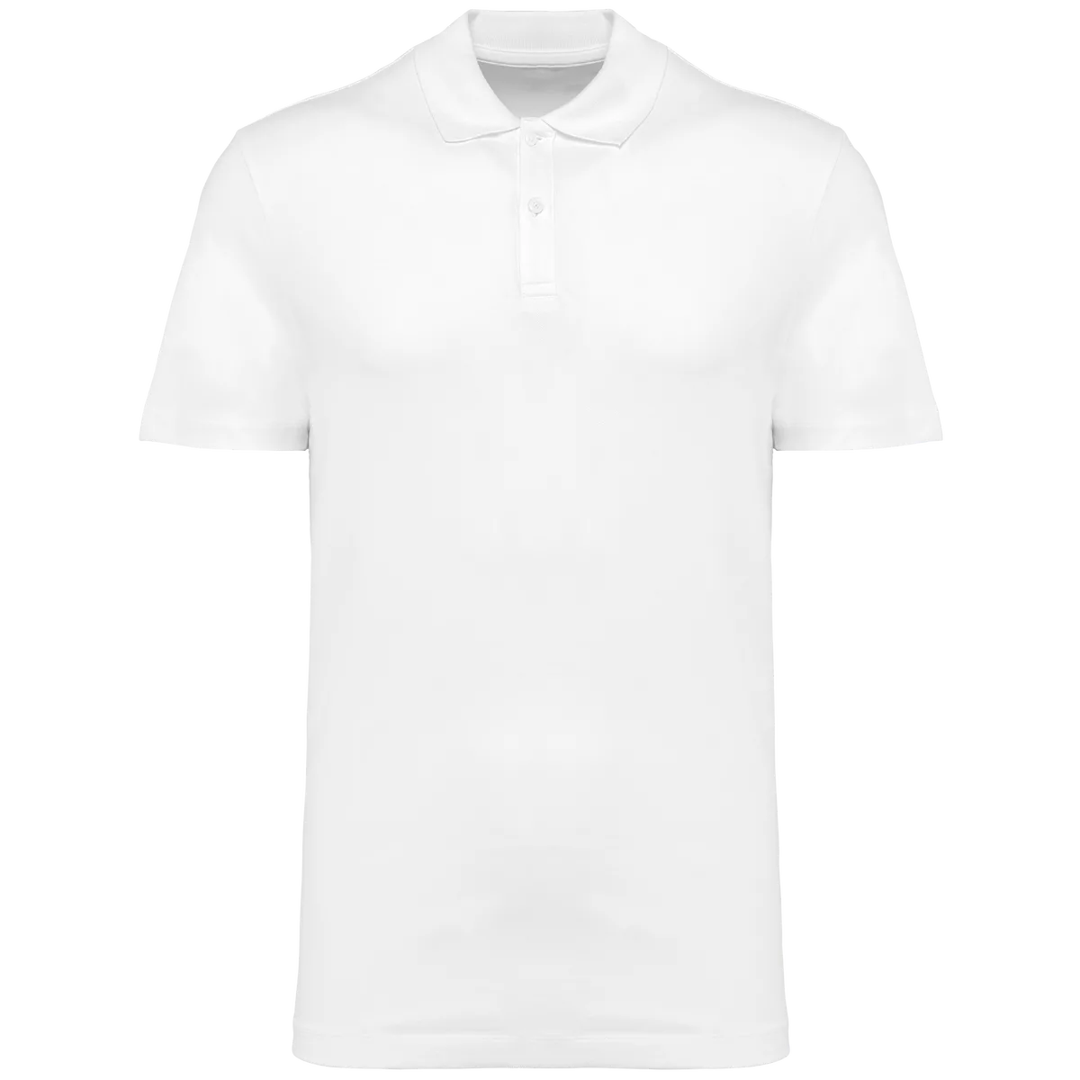 Supima® herenpolo korte mouwen White
