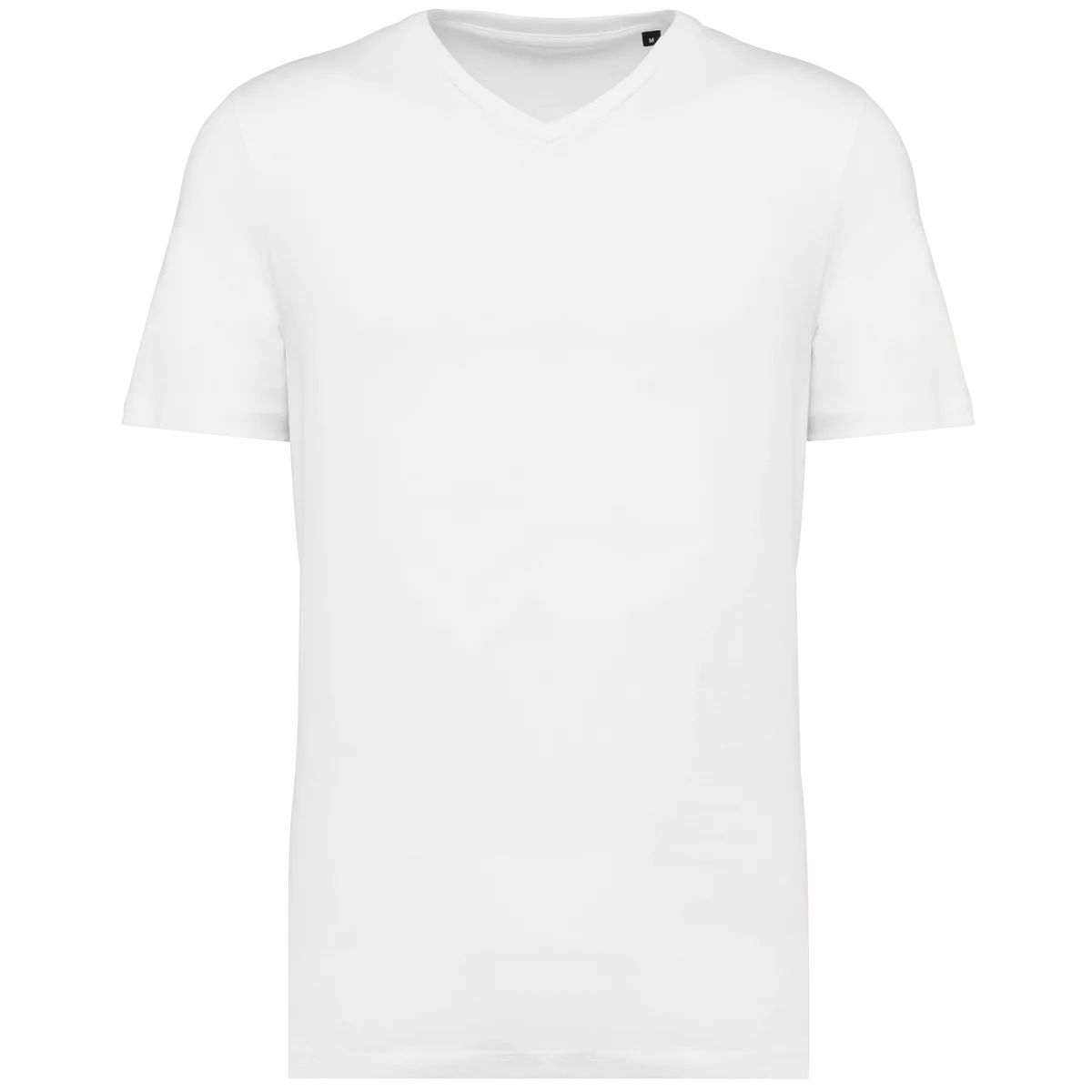 Supima® heren-T-shirt V-hals korte mouwen White