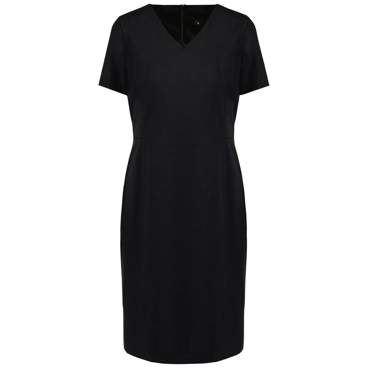 Rechte jurk Black