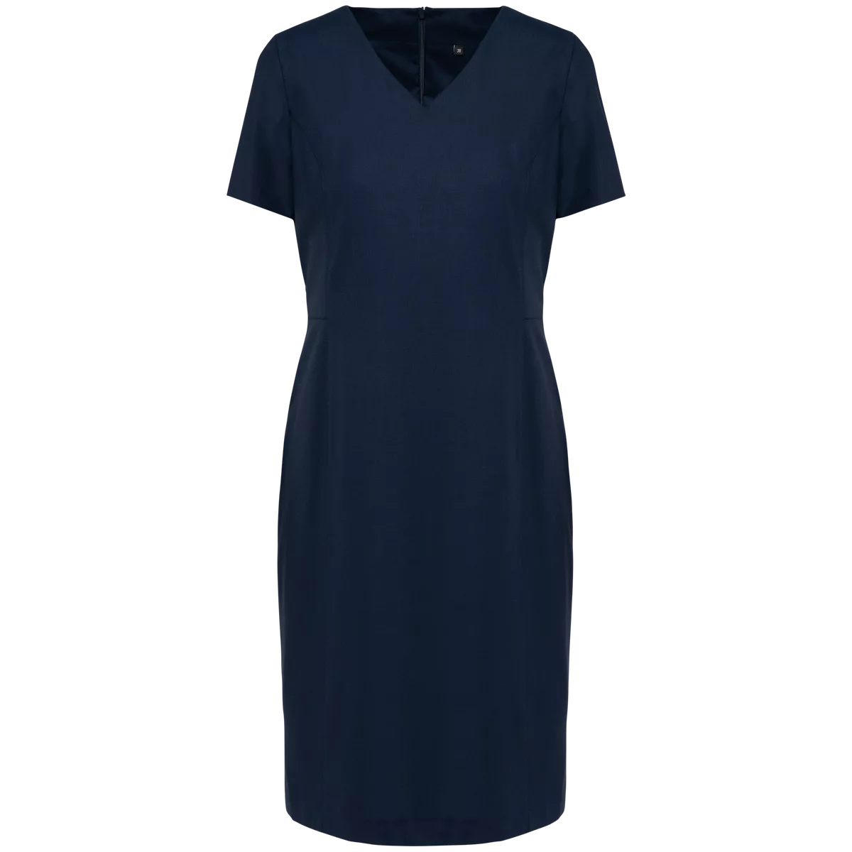Rechte jurk Eclipse Navy