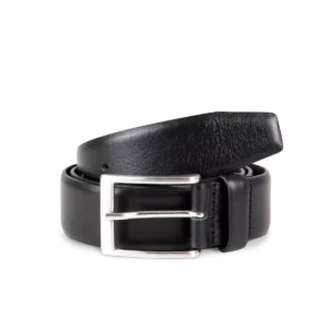 Lederen herenriem Black