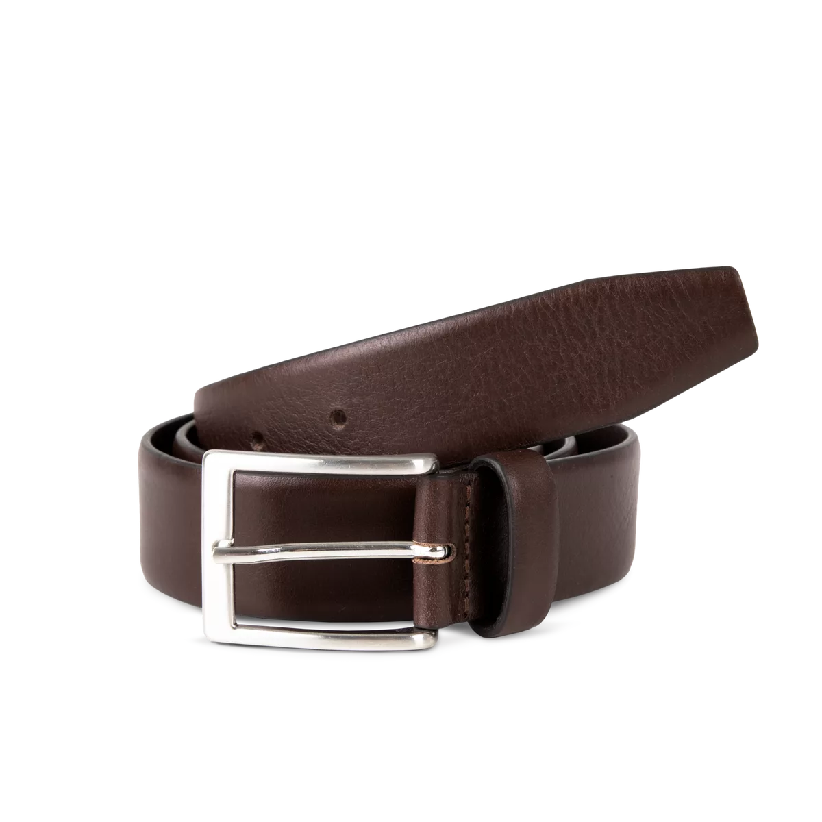 Lederen herenriem Deep Brown