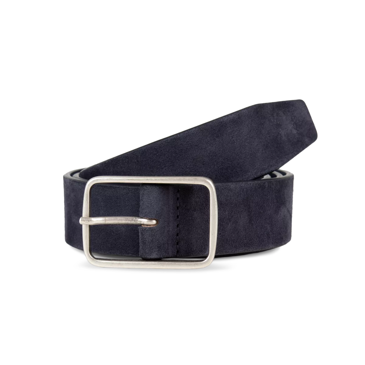 Suede leren riem Deep Navy