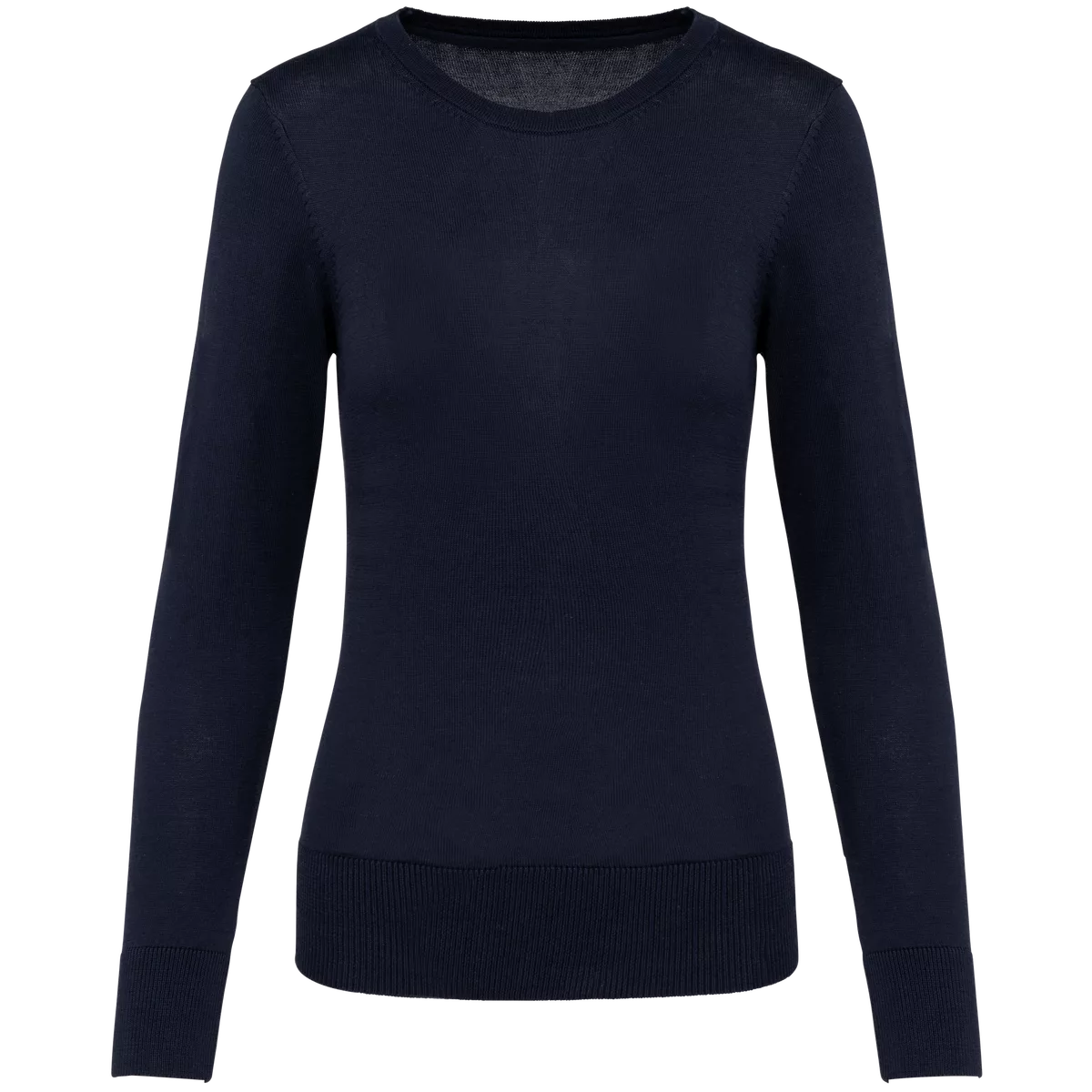 Supima® damestrui ronde hals Deep Navy