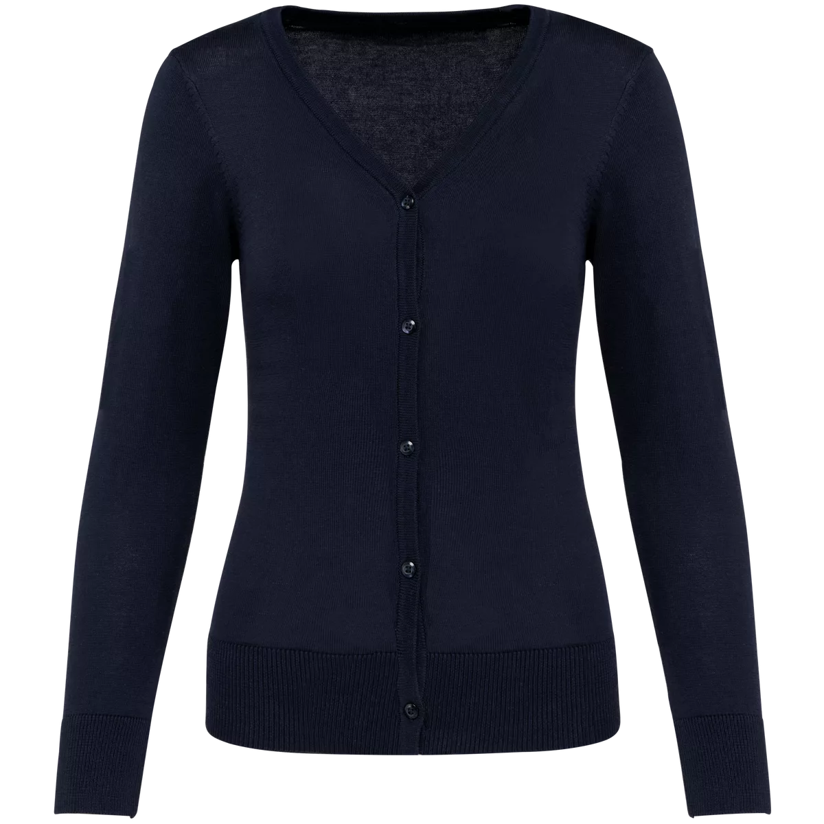 Dames Supima® cardigan Deep Navy