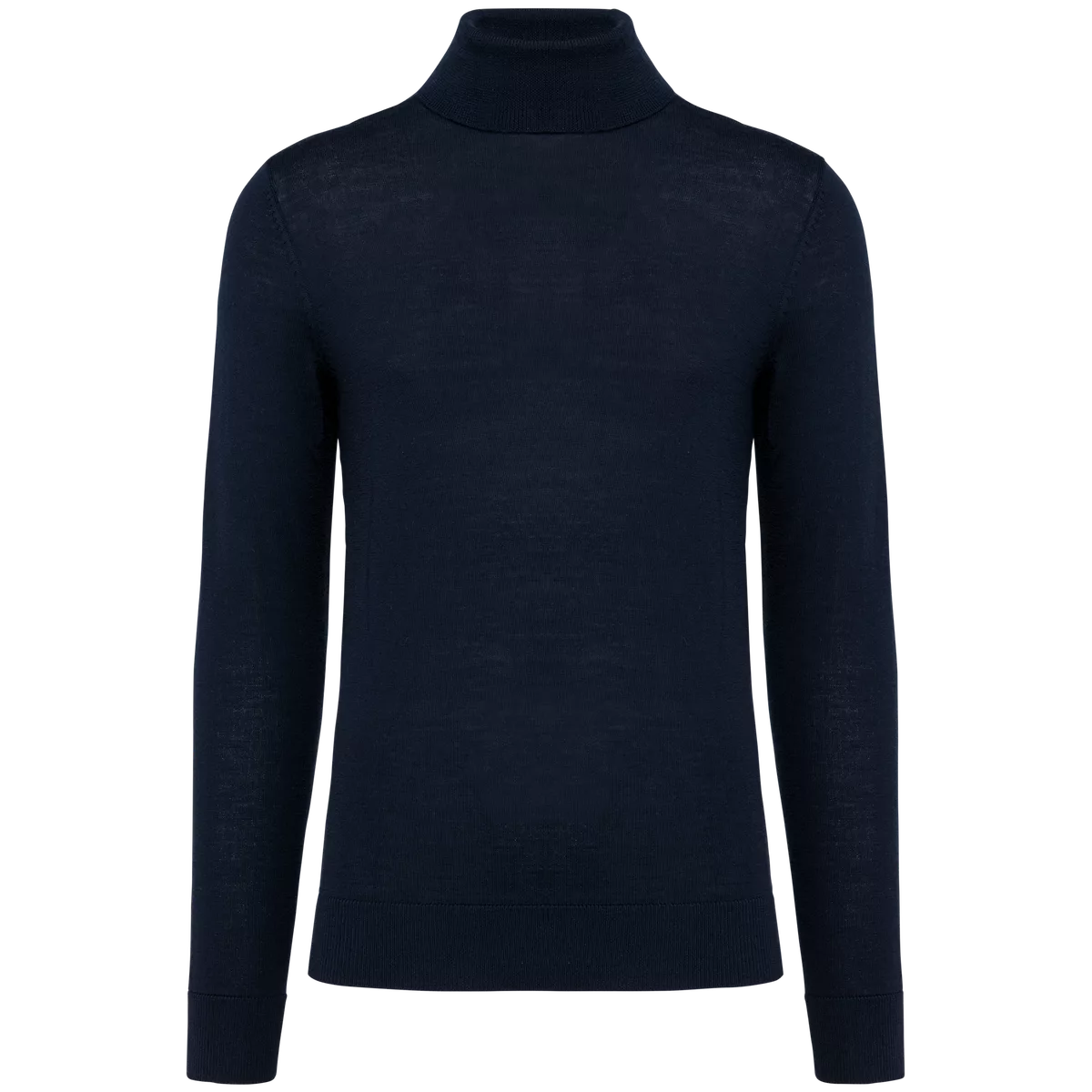 Merinotrui rolkraag heren Deep Navy