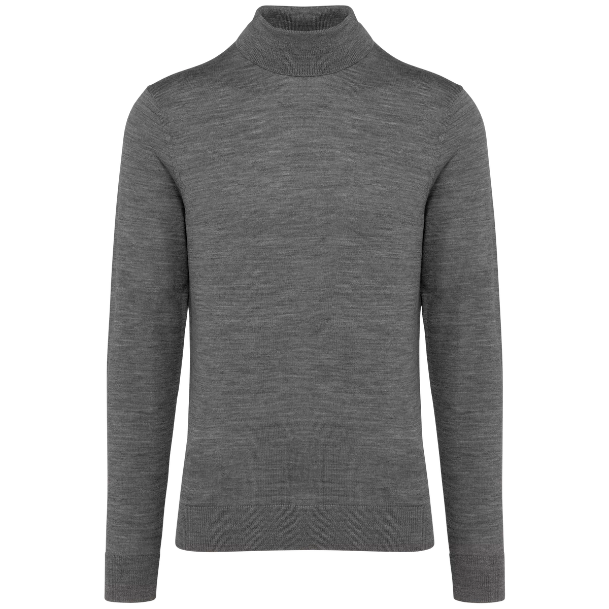 Merinotrui rolkraag heren Grey Heather