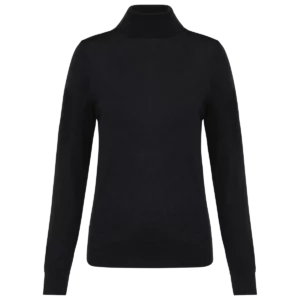 Merinotrui rolkraag dames Black