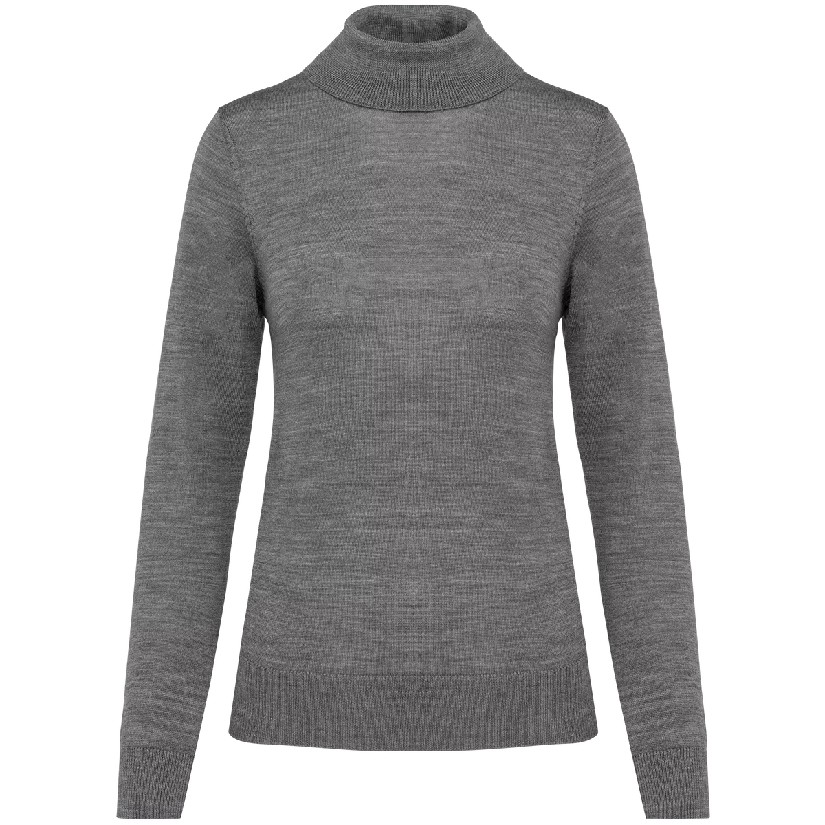 Merinotrui rolkraag dames Grey Heather