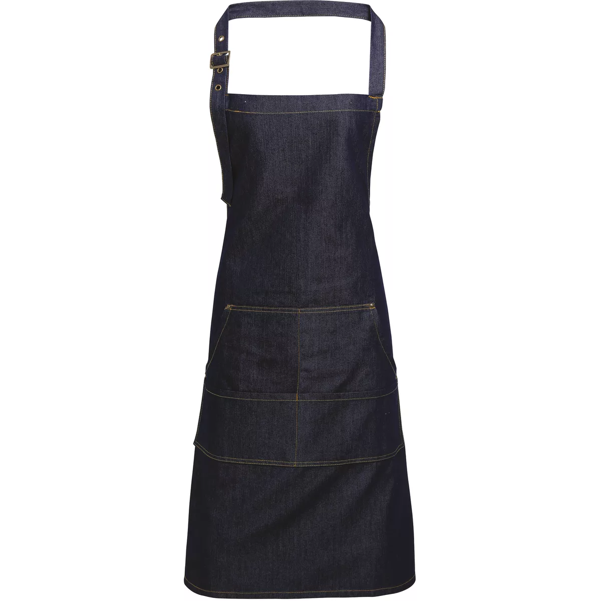 Halterschort met bovenstuk “Denim” Indigo Denim