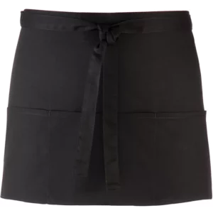 Heupschort met 3 zakken “colours” Black