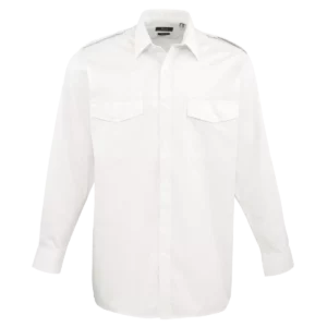 Pilot Long Sleeved Shirt White
