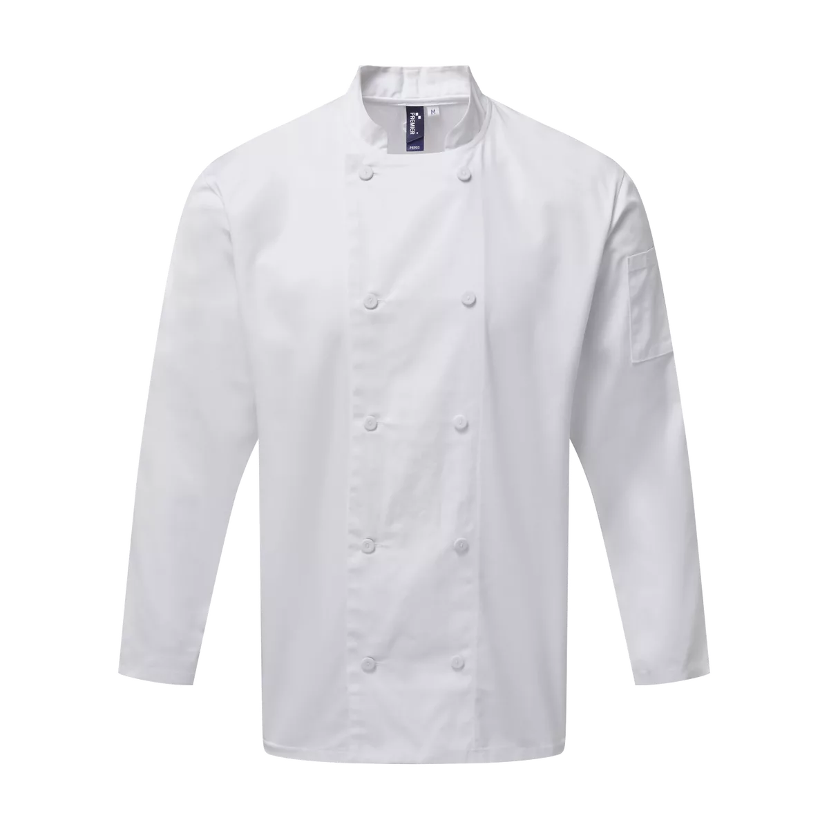 Koksjasje met lange mouwen Coolchecker® White