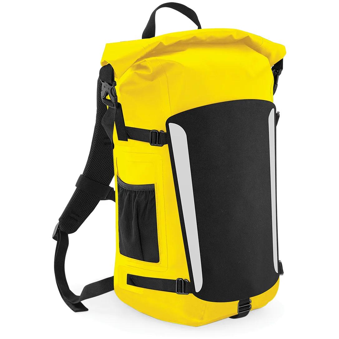 SLX® 25 Liter Waterproof rugzak Black / Yellow
