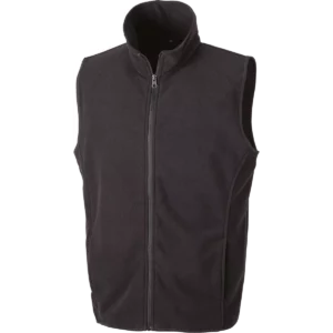 Micro fleece gilet Black